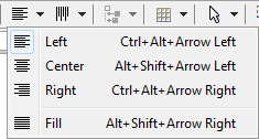 Bounding Box and align tools for alignment of component within its own bounding box
