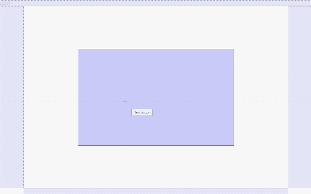 Layout regions appearing in a container with border layout